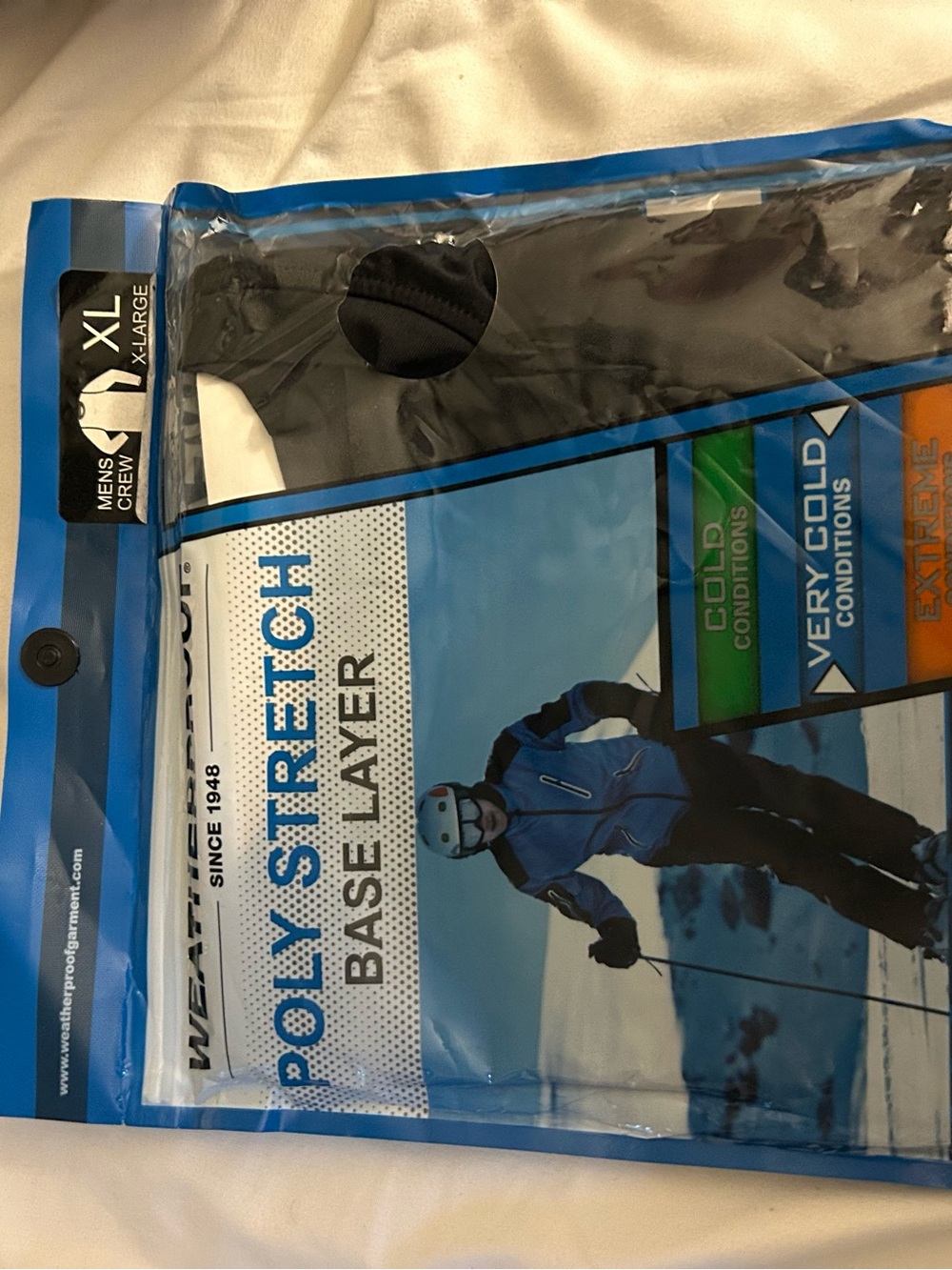 adidas Black Poly Stretch Base Layer Pants - Men's XL